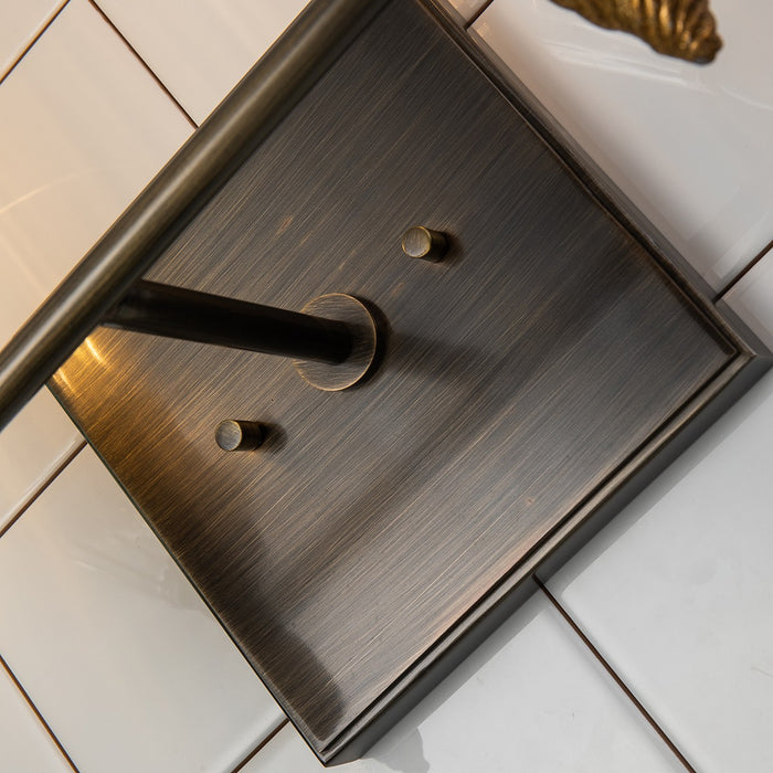 Lucas + McKearn BB1000DB-2-F2G Two Light Vanity, Dark Bronze