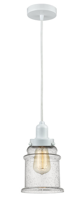 Innovations 100W-10W-0H-W-G184 One Light Mini Pendant, White