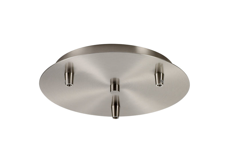 Innovations 113-SN Three Light Multi Port Canopy, Satin Nickel