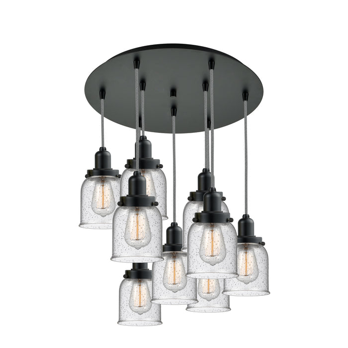 Innovations 119BK-10BW-0H-BK-G54 Nine Light Pendant, Matte Black