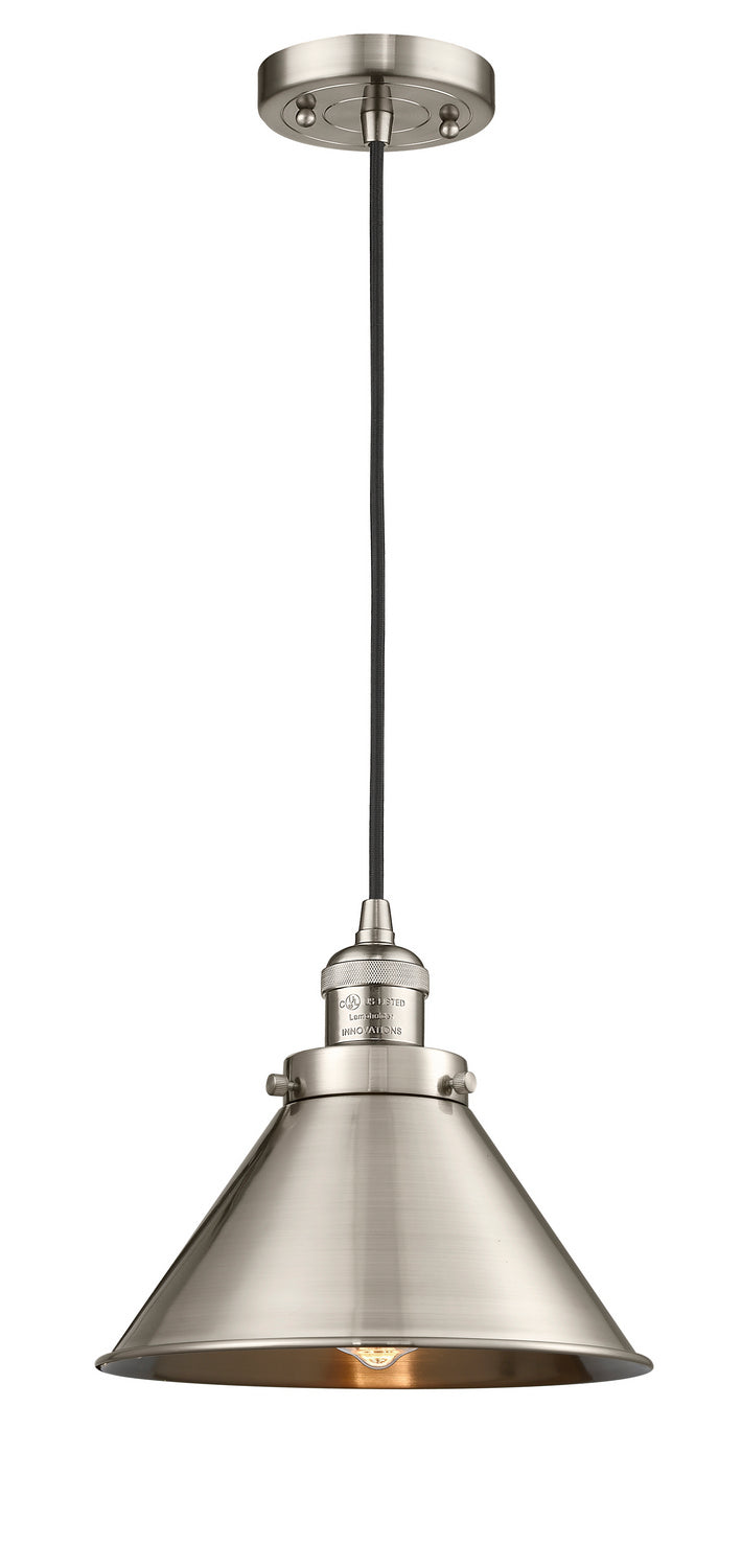 Innovations 201C-SN-M10-SN One Light Mini Pendant, Brushed Satin Nickel