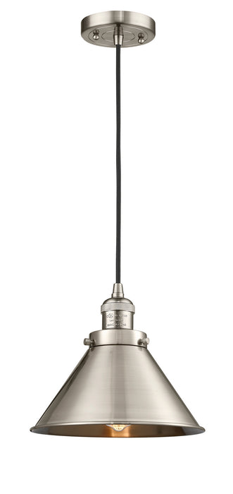 Innovations 201C-SN-M10-SN One Light Mini Pendant, Brushed Satin Nickel