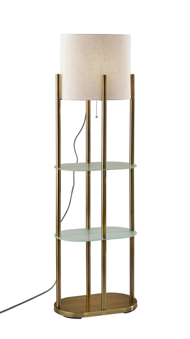 Adesso Home 1518-21 Floor Lamp, Antique Brass