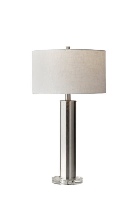 Adesso Home 1560-22 Table Lamp, Brushed Steel