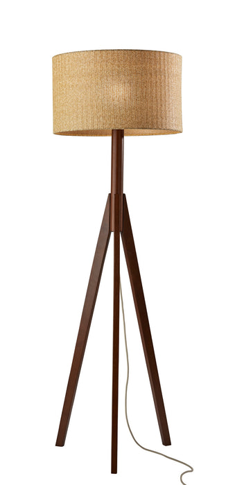 Adesso Home 3208-15 Floor Lamp, Walnut Rubberwood