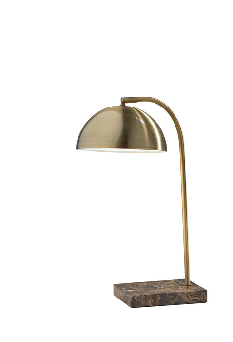 Adesso Home 3478-21 Desk Lamp, Antique Brass