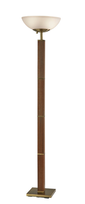 Adesso Home 3499-21 Two Light Torchiere, Antique Brass