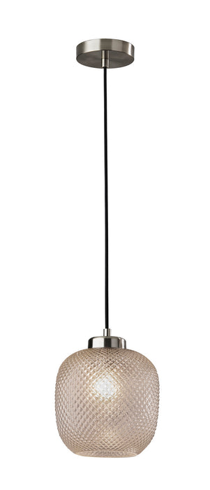 Adesso Home 3574-22 Pendant, Brushed Steel