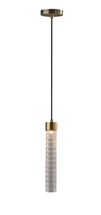 Adesso Home 3695-21 LED Pendant, Antique Brass