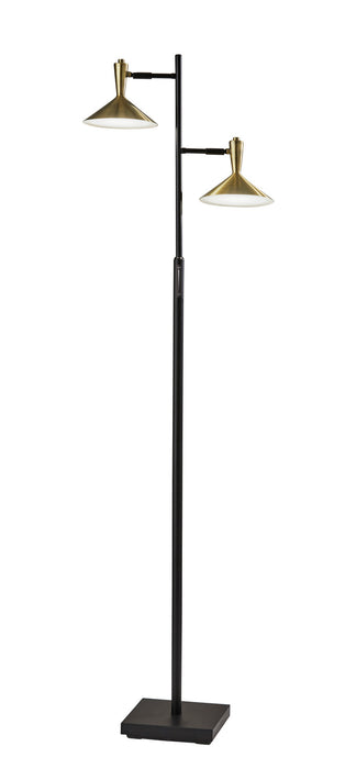 Adesso Home 4264-01 LED Tree Lamp, Black W. Antique Brass