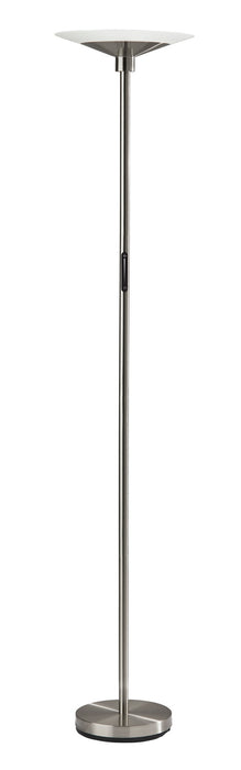 Adesso Home 5121-22 LED Torchiere, Brushed Steel