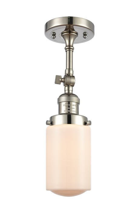 Innovations 201F-PN-G311-LED LED Semi-Flush Mount, Polished Nickel