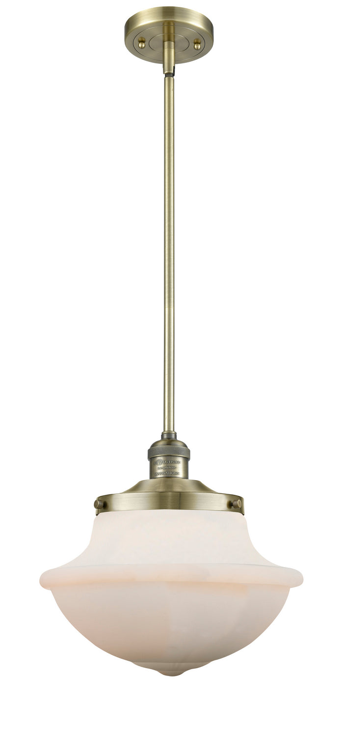 Innovations 201S-AB-G541 One Light Mini Pendant, Antique Brass