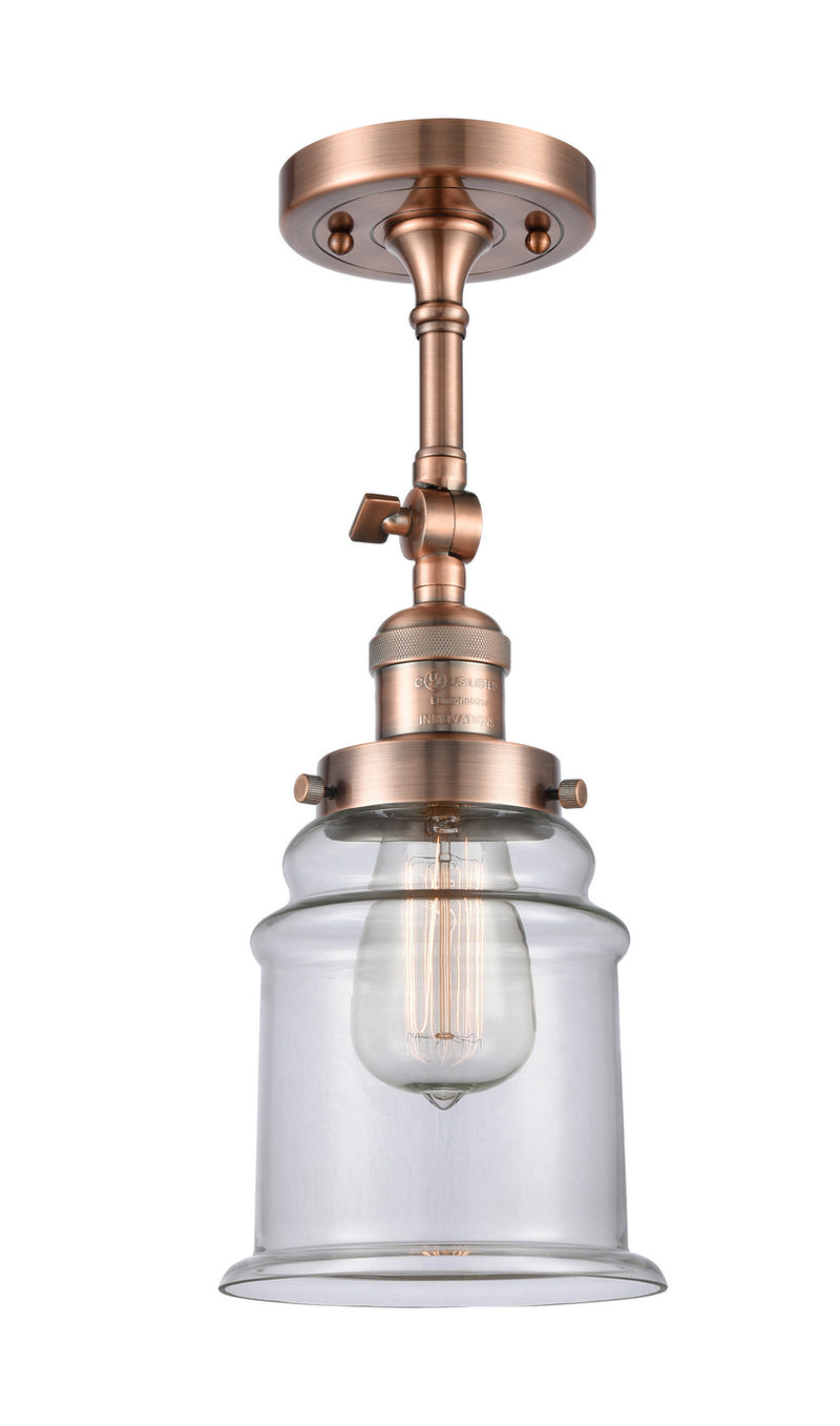 Innovations 203-AC-G182-LED LED Wall Sconce, Antique Copper