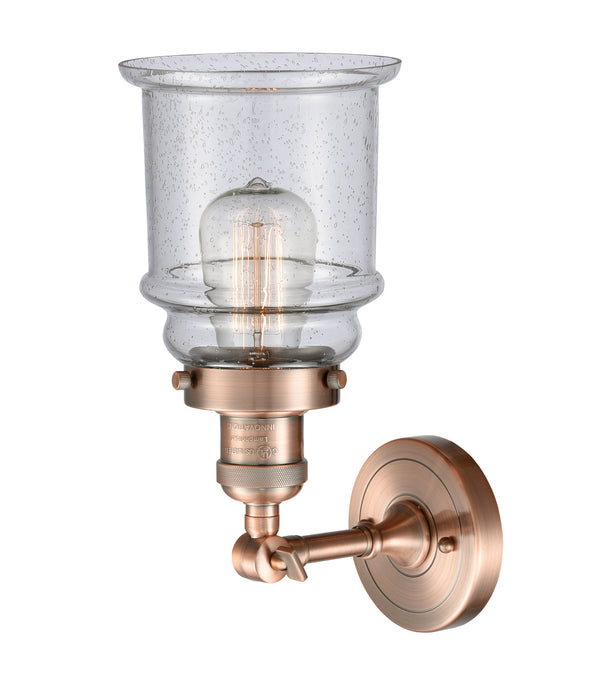 Innovations 203-AC-G184-LED LED Wall Sconce, Antique Copper