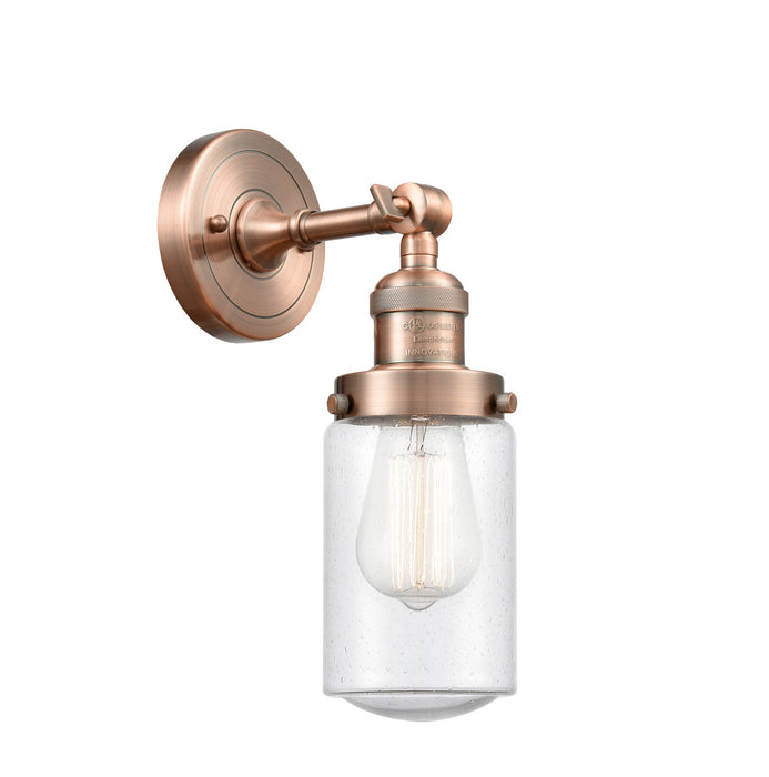 Innovations 203-AC-G314-LED LED Wall Sconce, Antique Copper