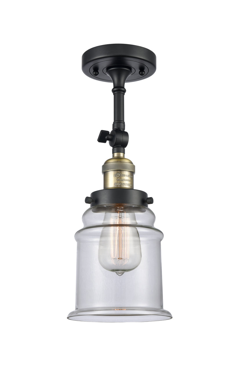 Innovations 203-BAB-G182 One Light Wall Sconce, Black Antique Brass