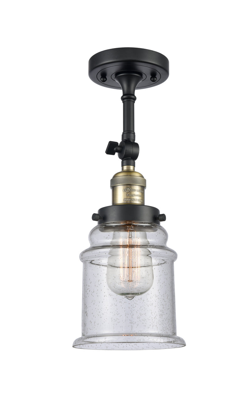 Innovations 203-BAB-G184-LED LED Wall Sconce, Black Antique Brass