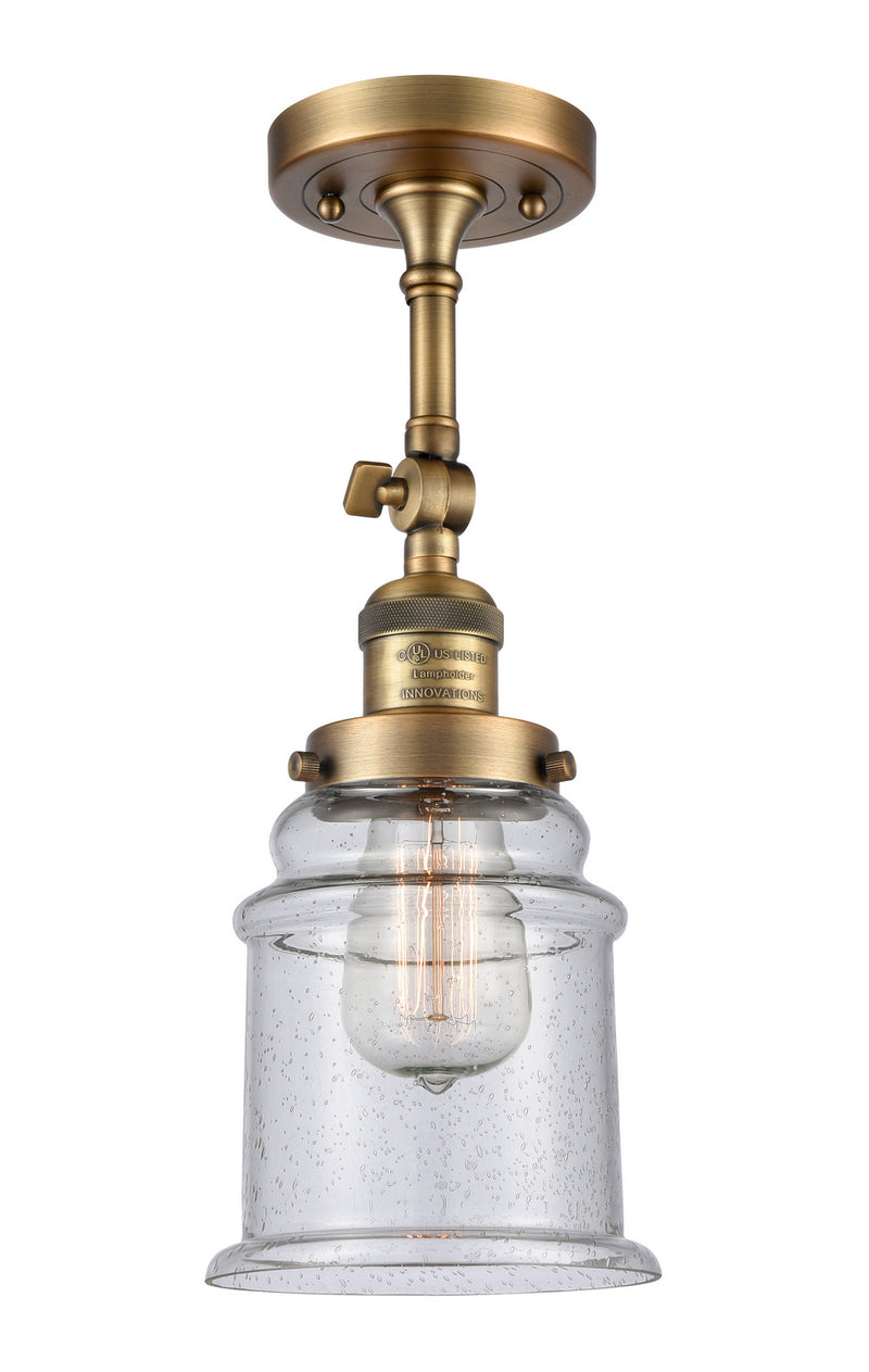 Innovations 203-BB-G184-LED LED Wall Sconce, Brushed Brass