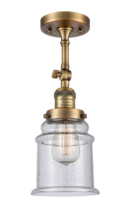 Innovations 203-BB-G184-LED LED Wall Sconce, Brushed Brass
