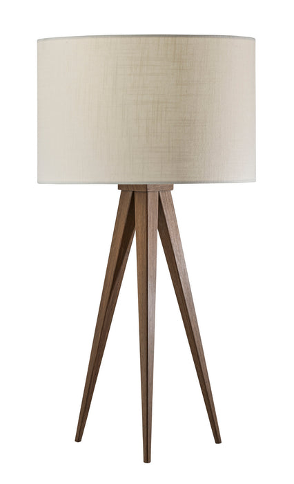 Adesso Home 6423-15 Table Lamp, Metal W. Rosewood Veneer