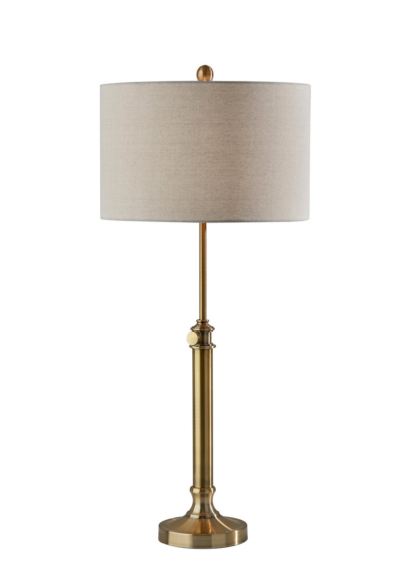 Adesso Home SL1165-21 Table Lamp, Antique Brass