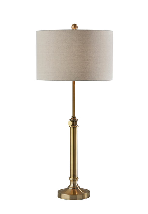 Adesso Home SL1165-21 Table Lamp, Antique Brass
