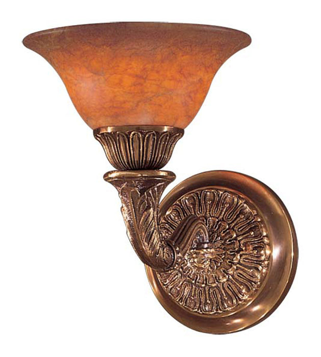 Metropolitan N202501-AN One Light Wall Sconce, Antique Bronze