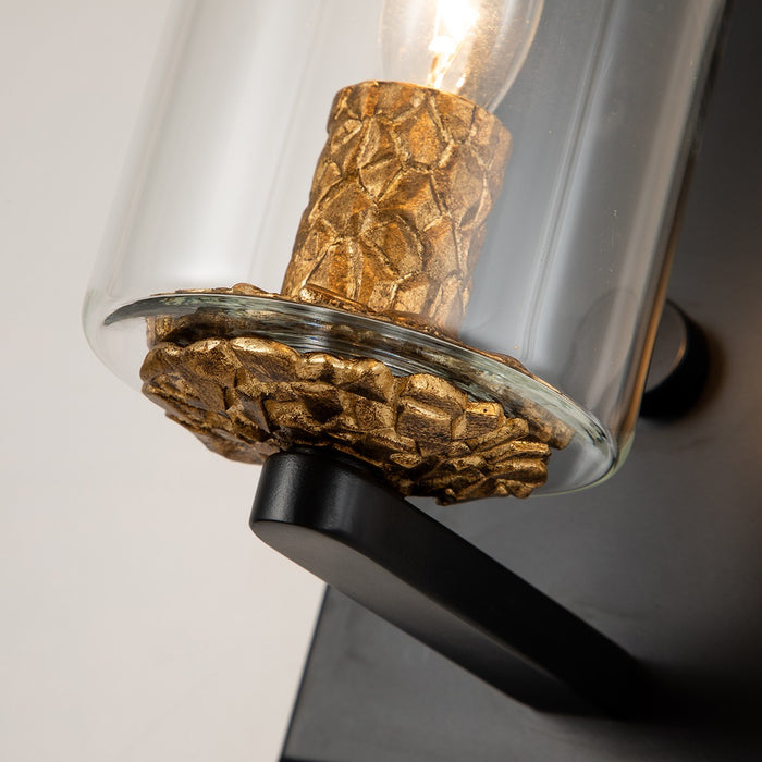 Lucas + McKearn BB1003MB-1 One Light Wall Sconce, Matte Black