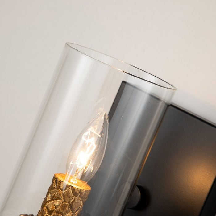 Lucas + McKearn BB1003MB-1 One Light Wall Sconce, Matte Black