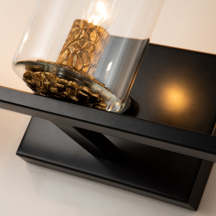 Lucas + McKearn BB1003MB-3 Three Light Vanity, Matte Black