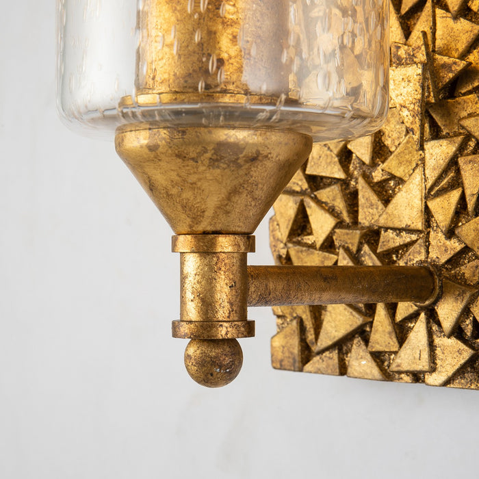 Lucas + McKearn BB1158G-1 One Light Wall Sconce, Gold