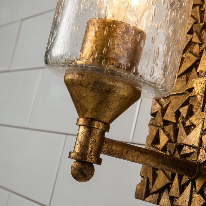 Lucas + McKearn BB1158G-1 One Light Wall Sconce, Gold