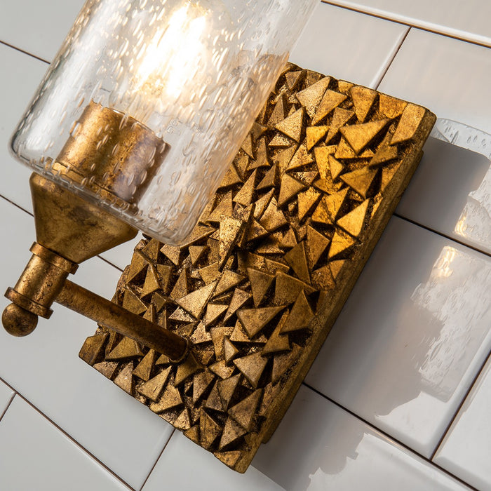 Lucas + McKearn BB1158G-1 One Light Wall Sconce, Gold