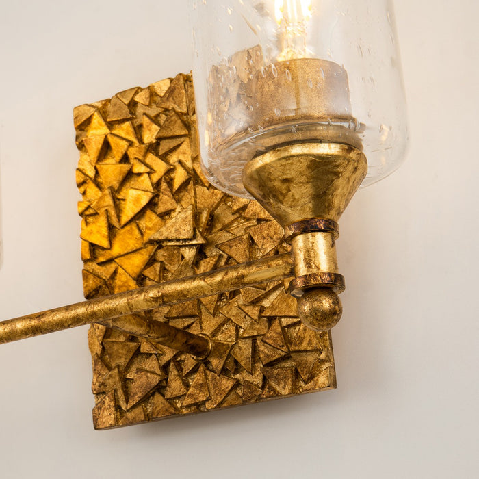 Lucas + McKearn BB1158G-2 Two Light Vanity, Gold
