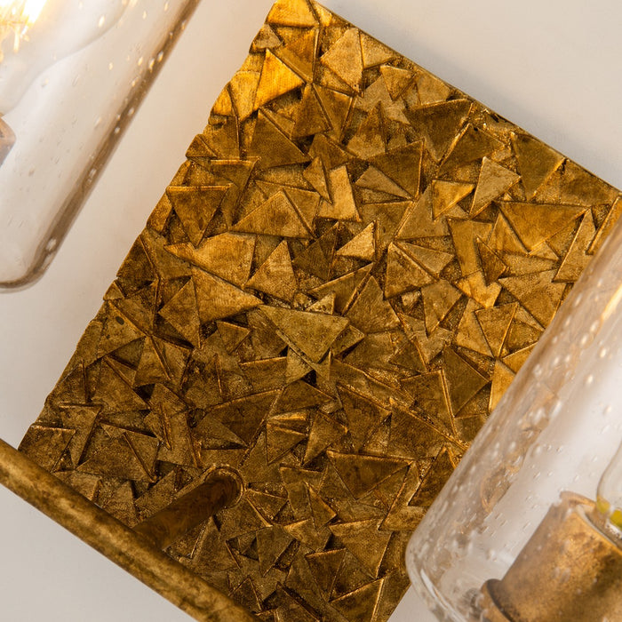 Lucas + McKearn BB1158G-2 Two Light Vanity, Gold
