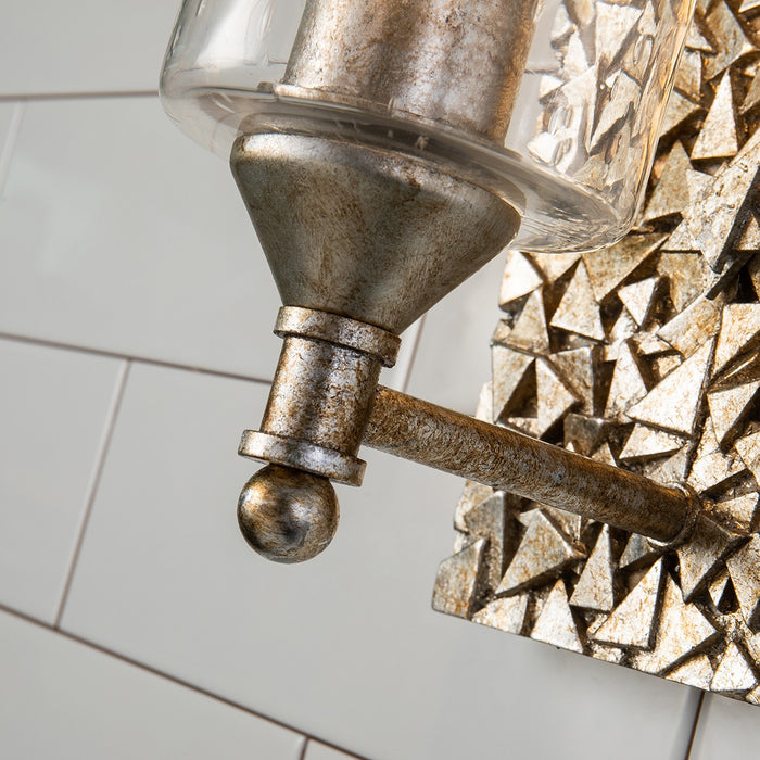Lucas + McKearn BB1158S-1 One Light Wall Sconce, Silver