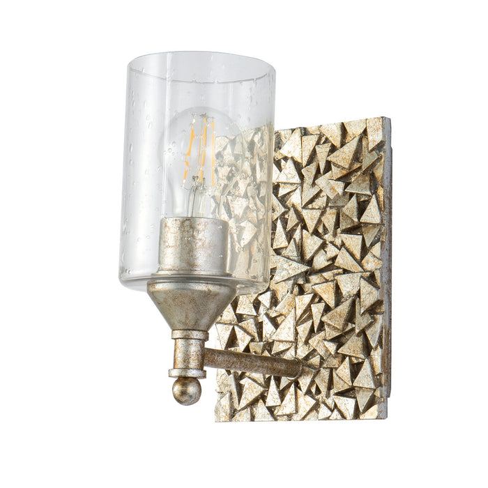 Lucas + McKearn BB1158S-1 One Light Wall Sconce, Silver