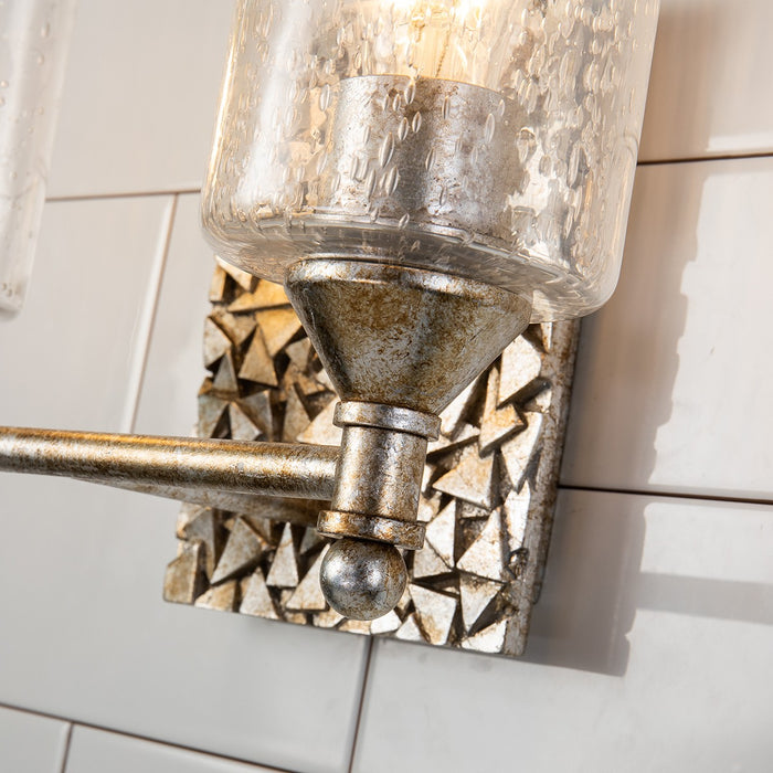 Lucas + McKearn BB1158S-2 Two Light Vanity, Silver