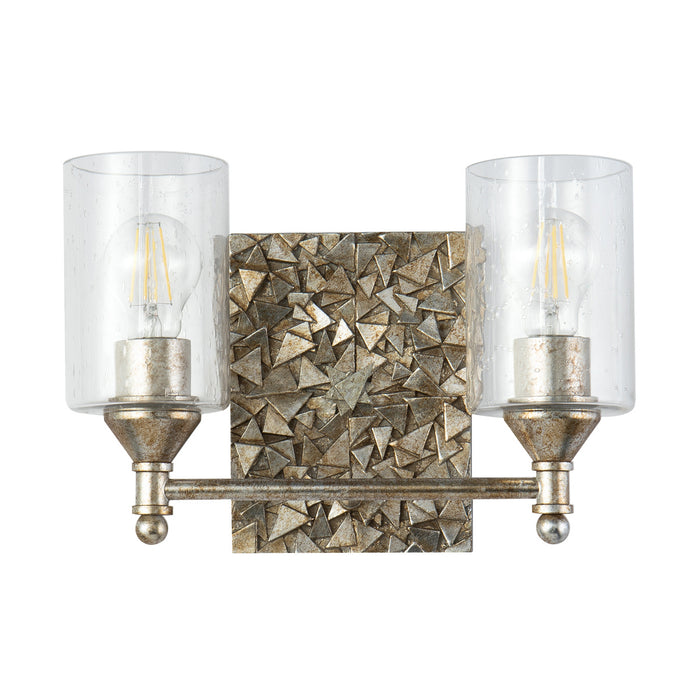 Lucas + McKearn BB1158S-2 Two Light Vanity, Silver