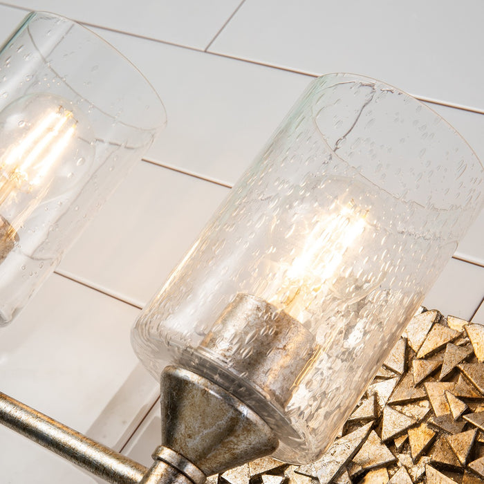 Lucas + McKearn BB1158S-3 Three Light Vanity, Silver