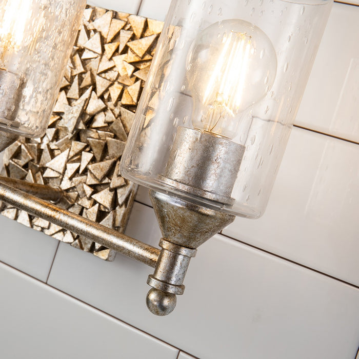 Lucas + McKearn BB1158S-3 Three Light Vanity, Silver