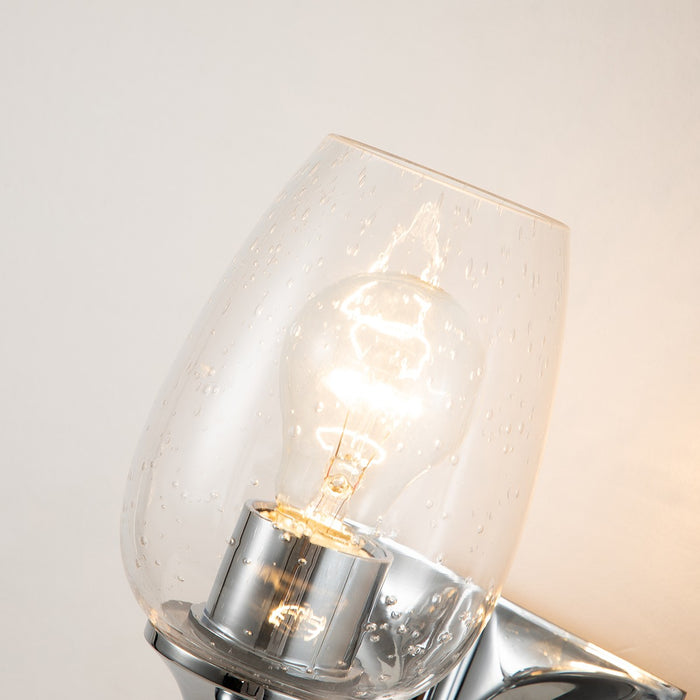 Lucas + McKearn BB1300PC-1 One Light Wall Sconce, Polished Chrome