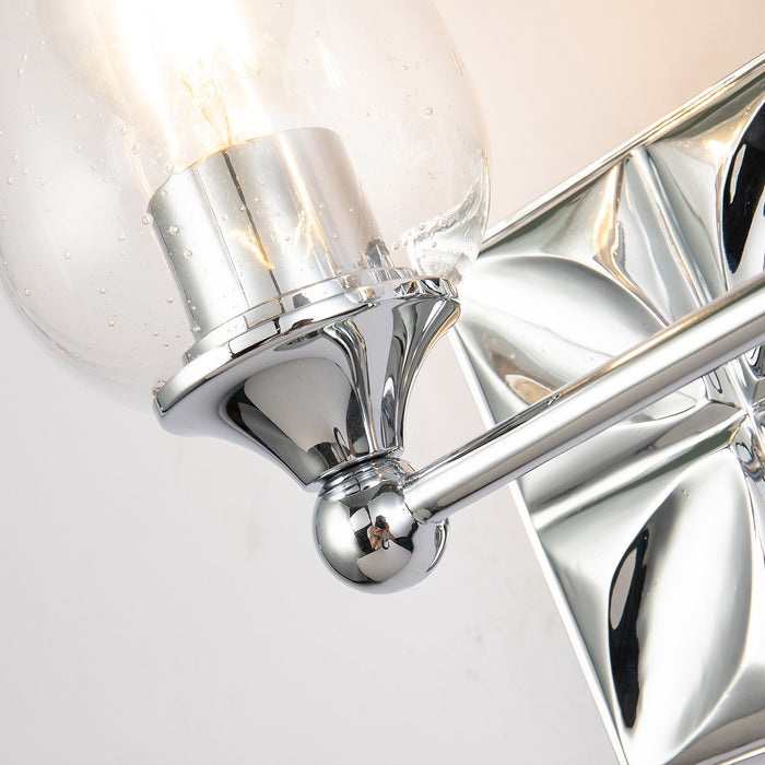 Lucas + McKearn BB1300PC-2 Two Light Vanity, Polished Chrome