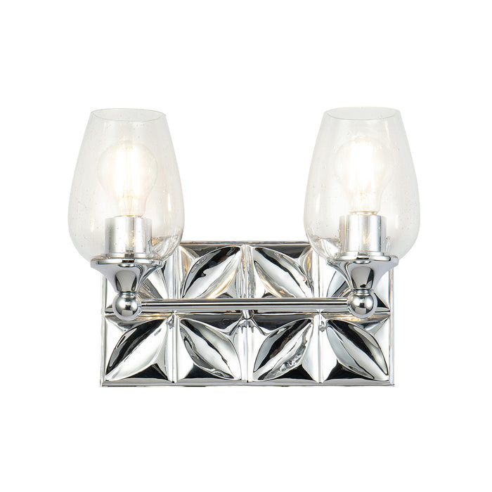 Lucas + McKearn BB1300PC-2 Two Light Vanity, Polished Chrome