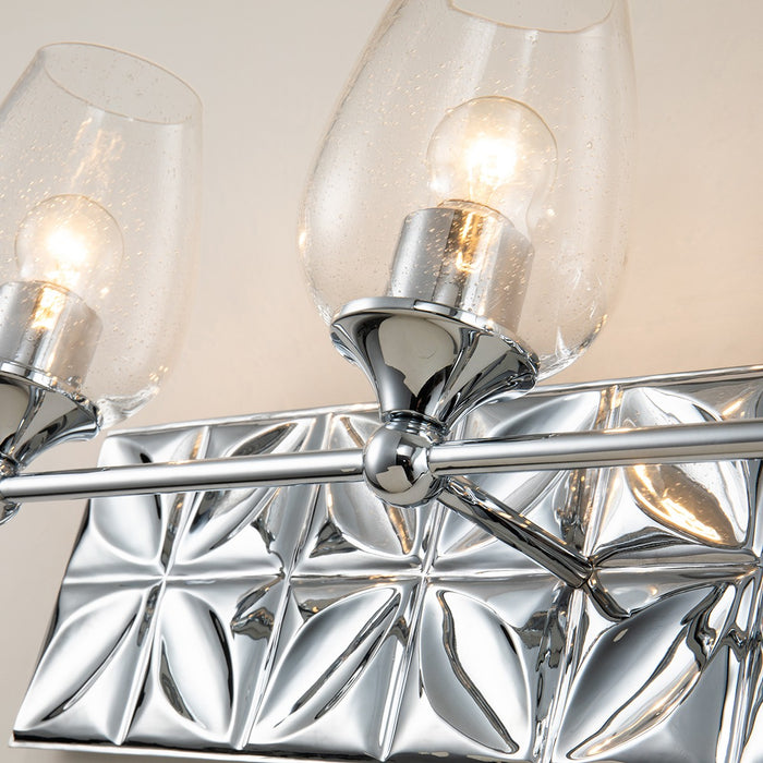 Lucas + McKearn BB1300PC-3 Three Light Vanity, Polished Chrome