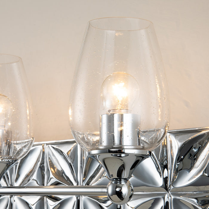 Lucas + McKearn BB1300PC-3 Three Light Vanity, Polished Chrome