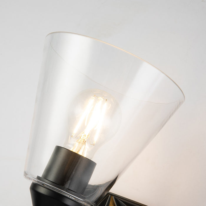 Lucas + McKearn BB1302MB-1 One Light Wall Sconce, Matte Black