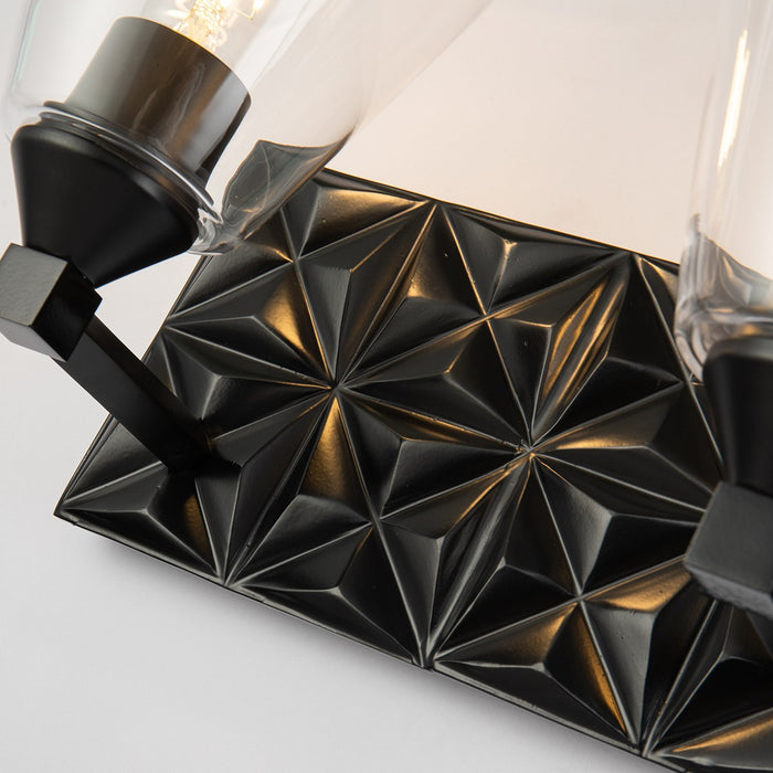Lucas + McKearn BB1302MB-3 Three Light Vanity, Matte Black