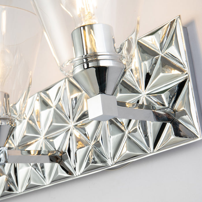 Lucas + McKearn BB1302PC-3 Three Light Vanity, Polished Chrome
